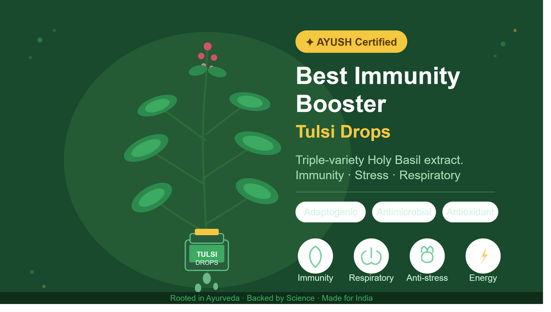 Best Immunity Booster: Tulsi Drops – Benefits, Uses & Why Every Indian Needs Them